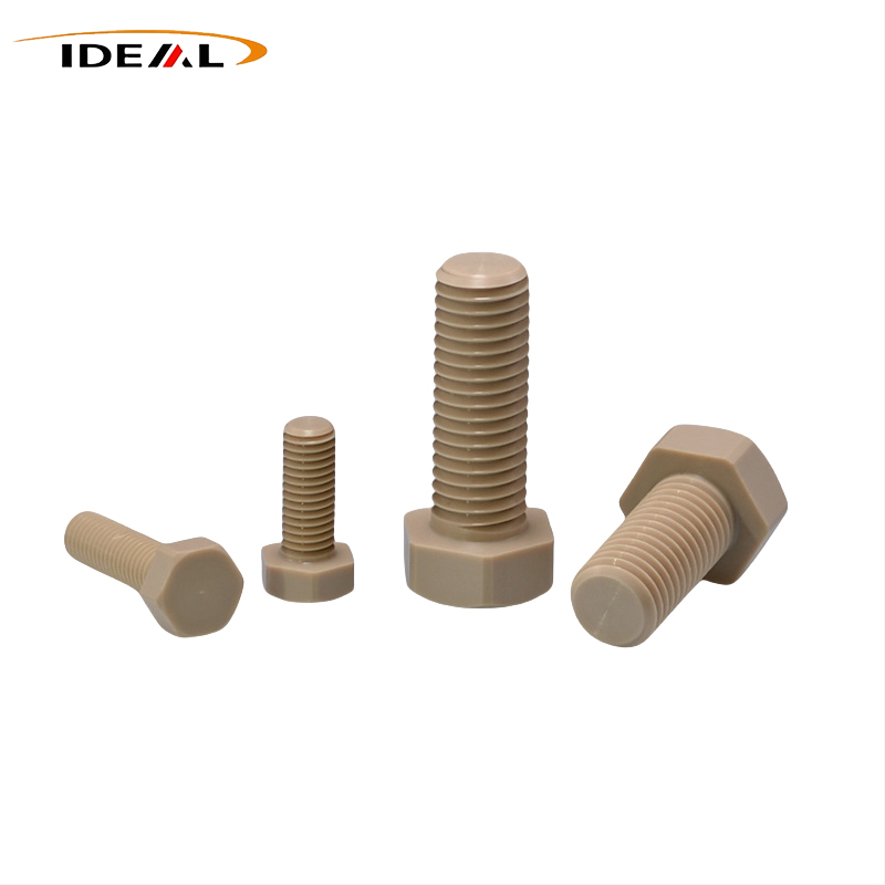 Tornillos de cabeza hexagonal PEEK